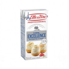 엘엔비르 엑셀런스 휘핑크림 냉장 35.1% 1L, 1ml, 1개