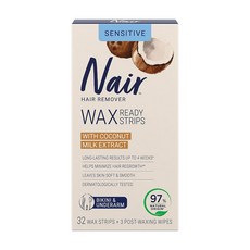 네어 민감성 겨드랑이&비키니라인 32+3매 왁싱스트립(브라질리언 왁싱), 1개