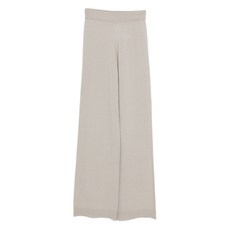 얼루드 밴딩 웨이스트 울 혼방 팬츠