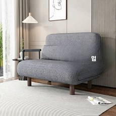 1인용 접이식 소파베드 거실 모던 미니멀 스타일 다용도 침대형 공간활용 패브릭, 잔디 그린 100cm