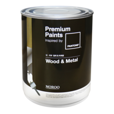 노루페인트 팬톤 우드앤메탈 반광 페인트, White, 1L, 1개