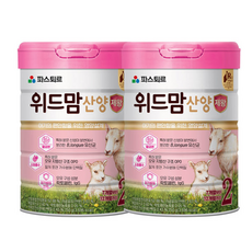위드맘 산양 제왕 분유 2단계, 750g, 2개