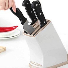 칼 꽂이 스텐드형 베이지 주방칼블럭 다용도 siw+7464Wz