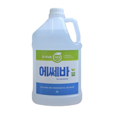 친환경 에어컨/세탁조크리너 에세바(S-EVA)4L(1개), 1개, 4L