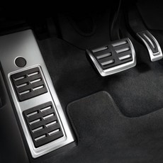 Q5 페달 클립형 커버 2세대 3세대 호환 용품, 실버블랙, 아우디 Q5