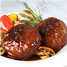 건강한끼 육즙가득 함박스테이크 국내산 아이간식 두툼함박스테이크 밀키트, 5개, 180g