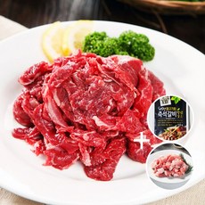 [다정한우] 1++등급 불고기 500g+한돈찌개거리 200g+불고기양념증정, 단품, 700g