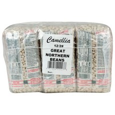 카멜리아 브랜드 그레이트 노던 콩 건조 콩 2파운드 봉지 Camellia Brand Great Northern Beans Dry Bean 2 Pound Bag, 1개