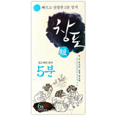 JW중외제약 창포단 염색제, 6호 자연진갈색, 1개