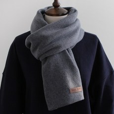 바비수 세인트라벨 솔리드 머플러