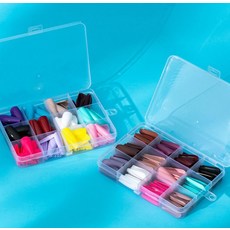 288팁 아몬드팁 240팁 패디큐어 코핀팁 네일팁 혼합 패디팁 뽀족팁, 컬러믹스 네일팁 19 - 288팁, 1