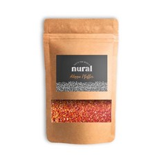 nural 누랄 알레포 페퍼 200g | 풀 비버 매운 매운맛 독특한 향과 뚜렷한 맛 터키 칠리 플레이크 후추 오리엔탈, 200 g (1er Pack), 1개