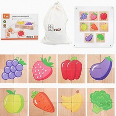 유아교구 자석퍼즐 과일