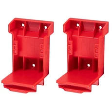 밀워키 18V 20V 드릴 배터리 홀더용 듀월트 125PCS 툴 마운트 교체품 도크, 01 China Mainland, 03 2pcs red