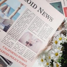 제품촬영 배경지 신문 페이퍼 스튜디오 상세 페이지 촬영 소품 분위기, 1개, 상세페이지 참조