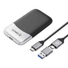 오리코 Portable 비즈니스 USB3.2 GEN2x2 20Gbps C타입 휴대용 외장하드 M20, 2TB