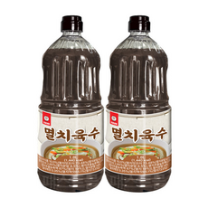 천일냉동 멸치육수, 2개, 1.8L