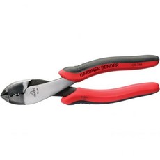 가드너 벤더 GS-388 전기 플라이어 크림퍼 및 커터 편안한 그립 알루미늄 구리선용 수공구 8인치 빨강, Pliers/ Crimper & Cutter, 1개