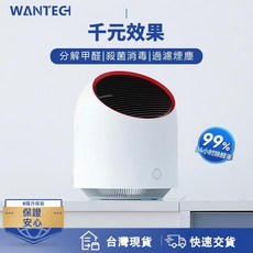 WANTEC 空氣清淨機 分解甲醛 殺菌消毒 過濾煙塵, A2機器加濾網
