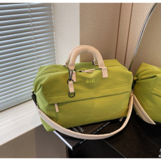 Kili 手提旅行包，女款短途出差登機包, 綠色