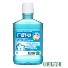 口舒爽 全效修護漱口水 600ml/瓶 無酒精/醫院指定, 1個, 600ml