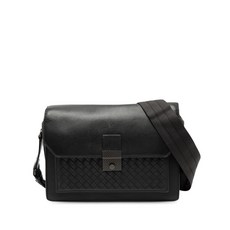 보테가 베네타 중고 2012-2025 레더 인트레치아토 크로스 백