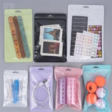제스와이디자인 다용도 지퍼백 10~16cm 소포장지퍼백, 1개, 1개입, 10.5x15 - 핑크