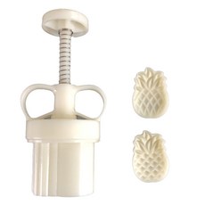 파인애플 문케이크 몰드 25/125g 몰드 커터 손 압력 베이킹 가젯 DIY 디저트 커터 페이스트리 장식 도구, 25g small