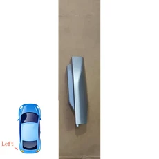 Toyota RAV4 2009 2010 2011 2012 용 자동차 전면 또는 후면 루프 랙 수화물 바 레일 엔드 쉘 커버, 06 Rear Left Silver