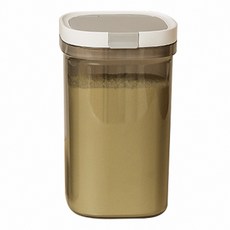 奶粉分裝罐 奶粉罐 密封罐 保鮮盒 零食罐 食物保存盒 食品密封罐 儲物罐 奶粉密封罐 分裝罐, 【避光茶色送磁吸勺】1800ml, 1個