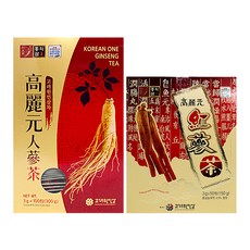 고려원인삼 인삼차 100포 +홍삼차 50포, 3g, 50개, 1개