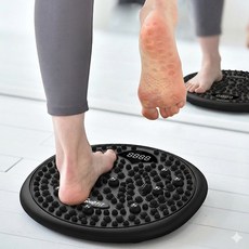 [굿프렌드]굿핏 트위스트킹 가정용 지압 홈트 유산소 스텝퍼 운동기구, 1개, 블랙