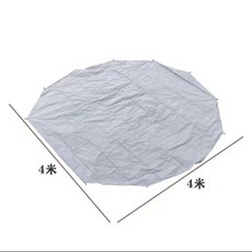 동계 장박텐트 벨 리빙쉘 파이어쉘터 인디언텐트 면텐트, 1, O. 4미터 몽골식 유르트 바닥 매트