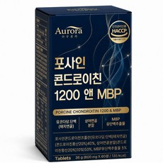 포사인 콘드로이친 1200 식약청인증 HACCP 돼지콘드로이친, 1개, 60정