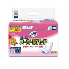 【LZ 海夫】 LIVEDO 麗護多 女性用超級漏尿護墊 30枚入 日本製, 1個