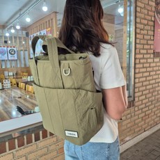 투바이젠 가벼운 기저귀 가방 백팩, 카키