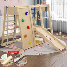 정글짐 원목 암벽 양면 실내 사다리 등반 악력 원목정글짐 운동, C세트, 1개