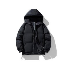 防風防水保暖大尺碼鋪棉連帽外套-男女款情侶款