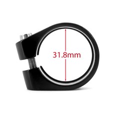 8MM 시트 9MM 자전거 6MM 34 28 알루미늄 산악 도로 31 클램프 릴리스 MTB 초경량, 31 8mm bla clamp, 1개