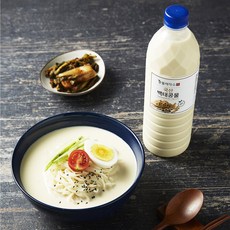 (당일생산 당일발송)콩물제작소 국산콩 100% 꾸덕한 백태 콩물 2병, 2개, 2개, 900ml
