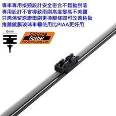 和霆車部品 德國SENFINECO PEUGEOT 5008 3代 矽膠膠條 原廠雨刷骨架升級替換 玻璃鍍膜車適用, 1個, 後雨刷膠條14吋/需剪刀裁切長度