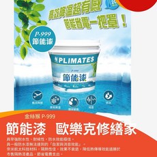 金絲猴 P 999 節能漆 防水隔熱抗污, 1個, P999節能漆/3公斤,灰色