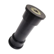 로잉 머신 베어링 휠 다목적 바디 빌딩 튼튼한 복부 기계 풀리 홈 운동 장치 부품, 검은색, 1개