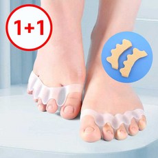 코어브릿지 발가락 교정기 무지외반증 실리콘 패드, 1세트