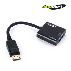 (Anyport) DP Ver1.1 to VGA 영상변환 컨버터 AP-DPVGA, 1개