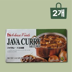 하우스 자바카레 소스믹스 1kg 대용량, 2개