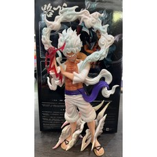 海賊王 站姿五檔尼卡魯夫 太陽神 草帽 和之國 鬼島 台灣現貨 盒裝手辦公仔, 1個