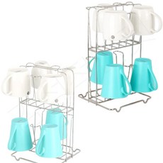 머그컵 거치대 스텐 주방 컵걸이 컵꽂이 거치대 커피잔걸이 컵보관걸이, 1개