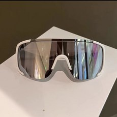 Equator 고글 남녀공용 방풍 스노우 보드 UV400 방풍 고글 바이크, 1개, 화이트프레임/실버렌즈 1개, 화이트프레임/실버렌즈