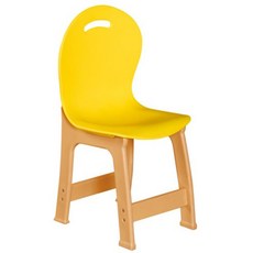 간편이동 손잡이구멍 칼라 어린이 의자 놀이방 놀이의자 가벼운, 1개, 파랑